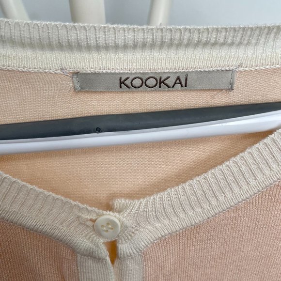 Kookai - Sweater - Size 2 -  Pale orange and off white - GUC - Picture 2 of 5